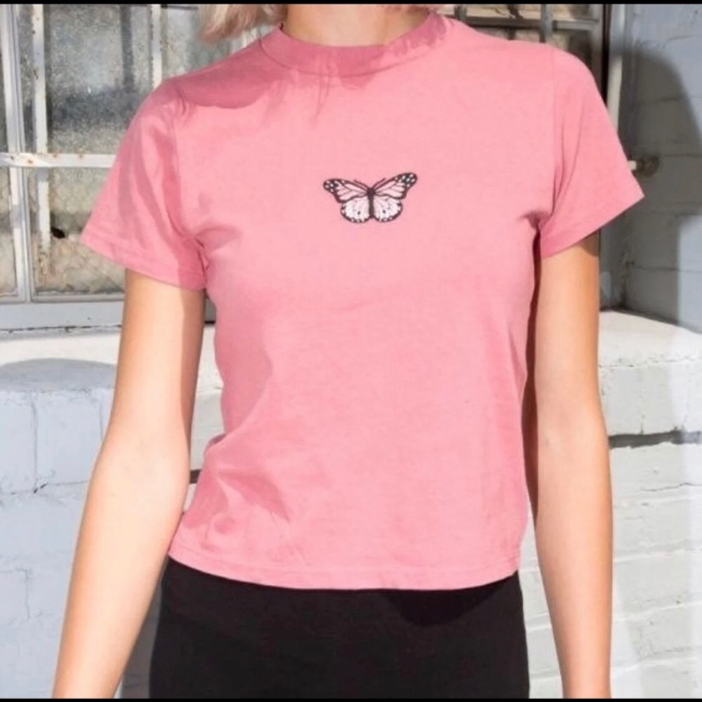 Brandy Melville Butterfly Helen Shirt